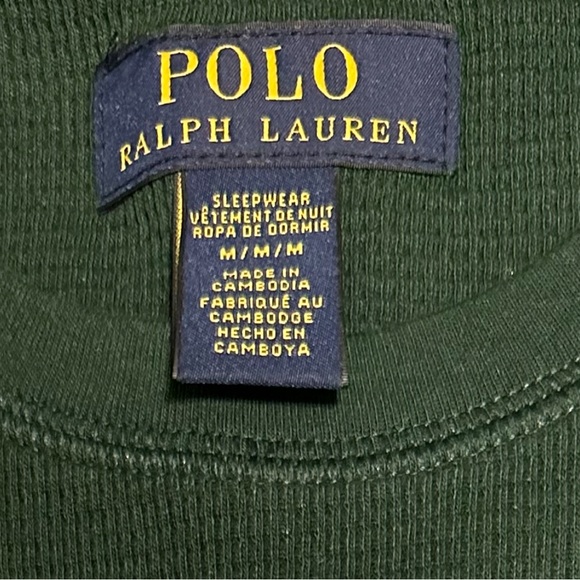 Men’s Ralph Lauren Sleepwear- Thermal Size Medium - NWT - Picture 5 of 6